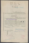 1 - Pennsylvania Railroad Company Stock Certificate 1913 - 3 Shares    50 Each