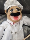 Melissa And Doug Chef Puppet  al Dente  With Detachable Wooden Rod - Pretend