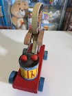 Rare Vintage 1952 Fisher Price Leo The Drummer Pull Toy  480     