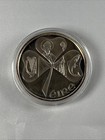   rie Ireland Vintage Collector Rare Coin 1 Troy Oz  999 Fine Silver Round Medal