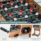 Topbuy 27  Folding Foosball Table Soccer Game Christmas Gift Football Sports