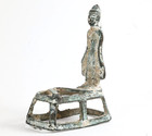 Rare Ancient Bronze As Found Uncleaned  Old Patina  Temple Object Ancient Bronze