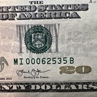  20 Twenty Dollar Bill Federal Reserve 2013 Note Minneapolis Mi 00062535 B Low  