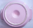 1940 s-50 s Pink Ceramic Baby Food Warming Bowl Using Water