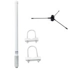 17  Vhf Fiberglass Ham Radio Base Antenna With Ground Plane Kit - High Performan