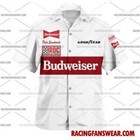 Dale Earnhardt Nascar Racing 1987 Budweiser Hawaiian Shirt- Polo Shirts