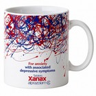 Vintage Xanax Ad Coffee Mug 11oz Funny Medical Pharmacy Retro Gift Made In Usa