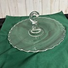 Vtg Fostoria Century Elegant Clear Glass  Serving Plate 11 25 Glows Slightly