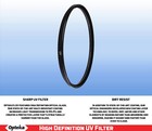 Opteka 58mm Uv Haze Multi-coated Glass Filter For Canon Ef 50mm F 1 4 Usm Lens