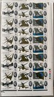 Ten Complete Unmounted Mint Dot Sheets Of 120 1965 Battle Of Britain 4d Stamps