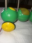 For Parts 1997 Fisher-price Pull Toy Caterpillar With Color Balls On Springs