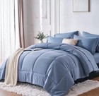 7 Piece Bed In A Bag Comforter Set  Stylish Solid Geometry Comforter And Sheet