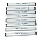 Copic Dual Tip Drawing Sketch Markers 8 Pen Set Japan  too Special Black Gray