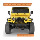 Stubby Front Bumper For Jeep Wrangler Tj 1997-2006 - Winch Ready