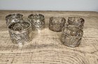 6 Sterling Silver  900 Napkin Rings No Monogram Tested 115 Grams