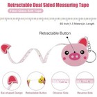 Body Measuring Tape  3 Pcs Retractable Fabric Measuring Tape  60 Inch Small Sewi