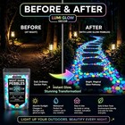 Night Guide Pebbles Glow In The Dark Rocks Multicolor Stones For Garden Aquarium