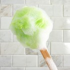 4 Pack Back Scrubber For Shower  Loofah On A Stick  4 Assorted Colors  16 In