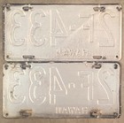 1953 1954 1955 1956 Hawaii License Plate Pair