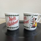 Disney Parks Christmas Santa Mickey Mouse Mug Set Of 2