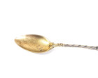 Antique Interlaken Switzerland Ibex Goat Souvenir Spoon 800 Silver