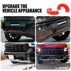 Front Bumper Tow Hook Trailer Cover Trim For Chevy Silverado 1500 2007-2024 Red