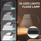 5x Floor Magnifying Glass With Light And Stand  36 Led Dimmable Floor Magnifying