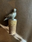 5 Vintage Wine Bottle Cork Stoppers   Some Pewter Wtu Branded  Animals Unique