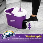 Fabuloso Spin Mop And Bucket  Hands-free Wringing Spin Bucket - Machine Washa   