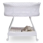 Delta Children Sweet Dreams Bassinet With Airflow Mesh Gray Infinity 25603-2702