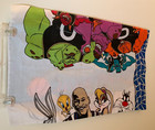 Space Jam Tune Squad Monstars Vintage Pillow Case Set Warner Bros 1996 Flawed