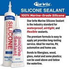 82102 Marine Silicone Sealant  2 8 Oz  Clear
