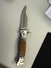 Ak-47 Cccp  Pocket Knife And Case Holster - Brand New