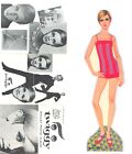 Vintage 1967 Twiggy Paper Doll From Orig In Orig Size Uncut Laser Reprodution