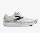 Brooks Ghost 16 Running Shoes Men s 9 White Pelican Oyster 110418 1d 125 Worn 2x