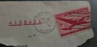 Vintage 5 Cent Dc-4 Skymaster Aircraft  Air Mail-  Used  Stamp 