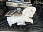 Vintage Playground Spring Ride Cast Aluminum Pony - Horse