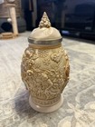 Avon 1994  father Time  Lidded Collector s Ceramic Beer Stein