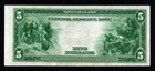 1914  5 Large Size Philadelphia Crisp Xf  Federal Reserve Note 