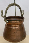 Solid Copper 3 1 2    Pot Container Brass Handle Houston International Trading