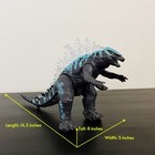The Monsters Toy  Godzilla With Lights sounds Walks Forward Thrilling Play Blue