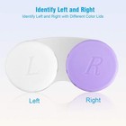 12pcs Contact Lens Case Contact Lens Box Left right Eyes Holder Container Outdoo