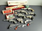 Group Lot Of Vintage Metal Toy Cap Guns Miniatures Nice Mix Collection