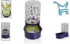 Reversible Waterer Feeder Plastic Small Animal Water Bottle Food Dispenser