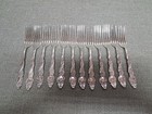 Vintage Rogers Bros Columbia Serpent Silverplate 34 Piece Flatware Set Read