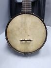 Vintage Oscar Schmidt Soverign 4 String Banjolele W  Soft Case 