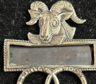 Ballentine Beer Metal Employee Badge Bock Beer Rams Head Logo New Jersey