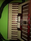 Vintage Delmonti Accordion - Good Condition - Red - Italy - Read Description