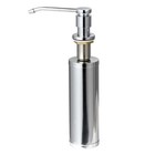 Sink Soap Dispenser Countertop Kitchen Bathroom Soap Dispenser Bottle  silver 