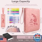 Large Bible Cover For Women  Waterproof Pu Leather Bible Bag With Detachable 